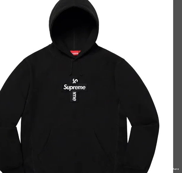 Bogo Grey with 20FW S Box Velvet Hooded Logo Hoodie XL Cross M Cross Hoodie L Black 0818